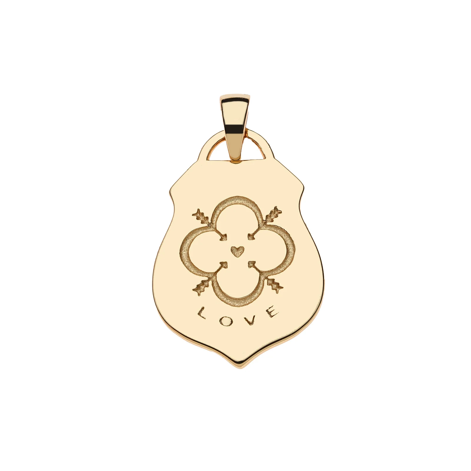 LOVE Shield Pendant - Image 2