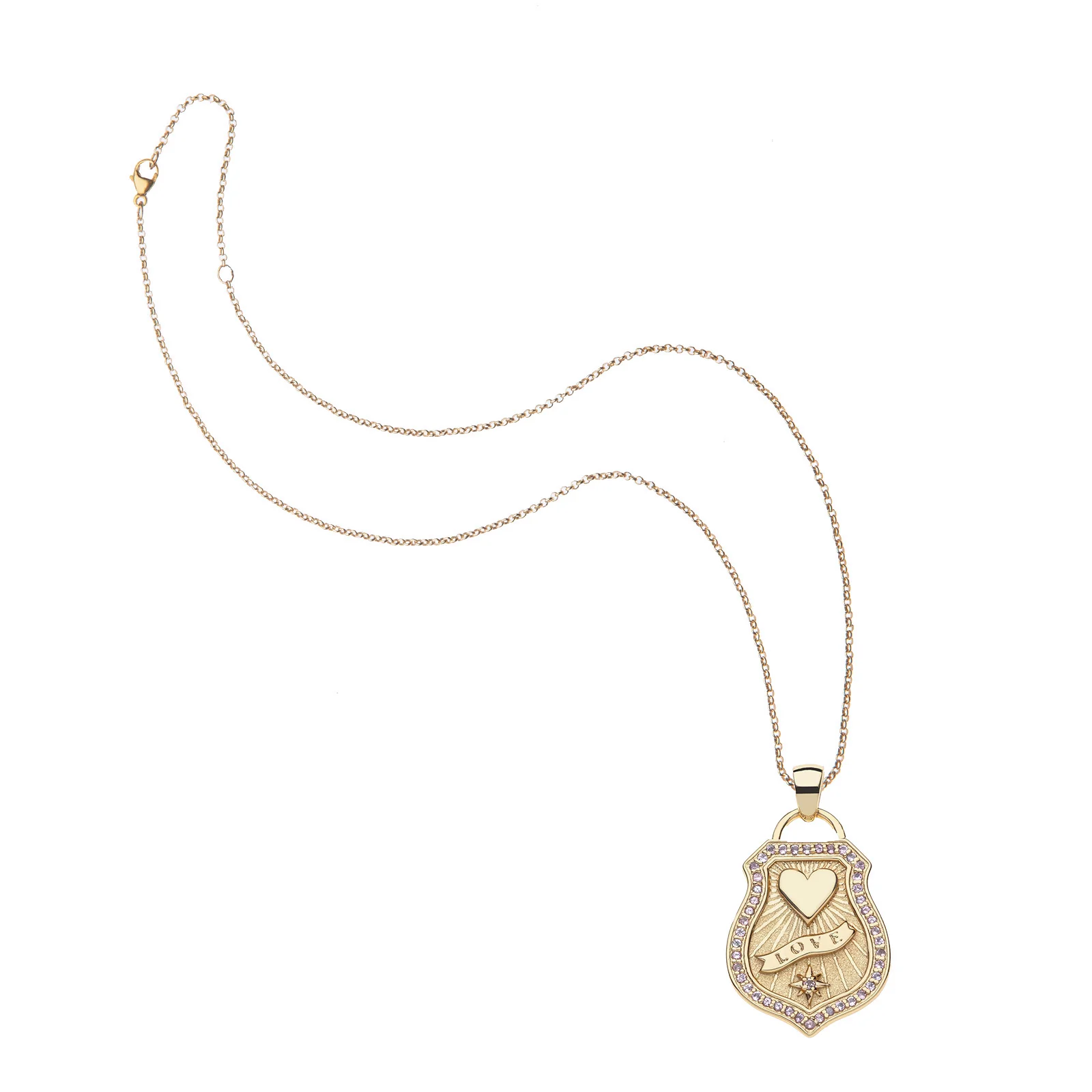 LOVE Shield Pendant - Image 4