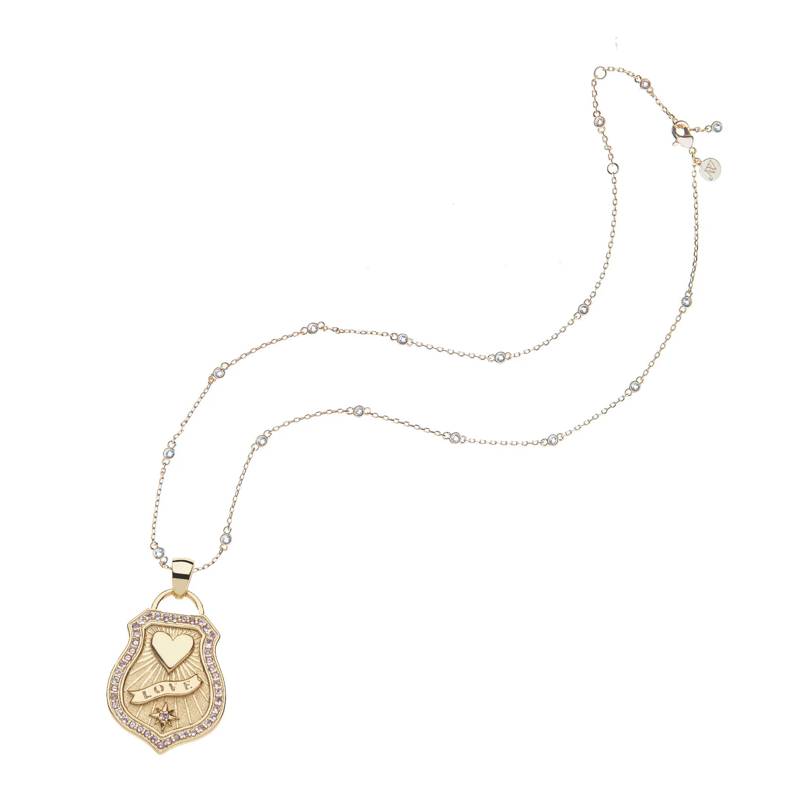 LOVE Shield Pendant - Image 5