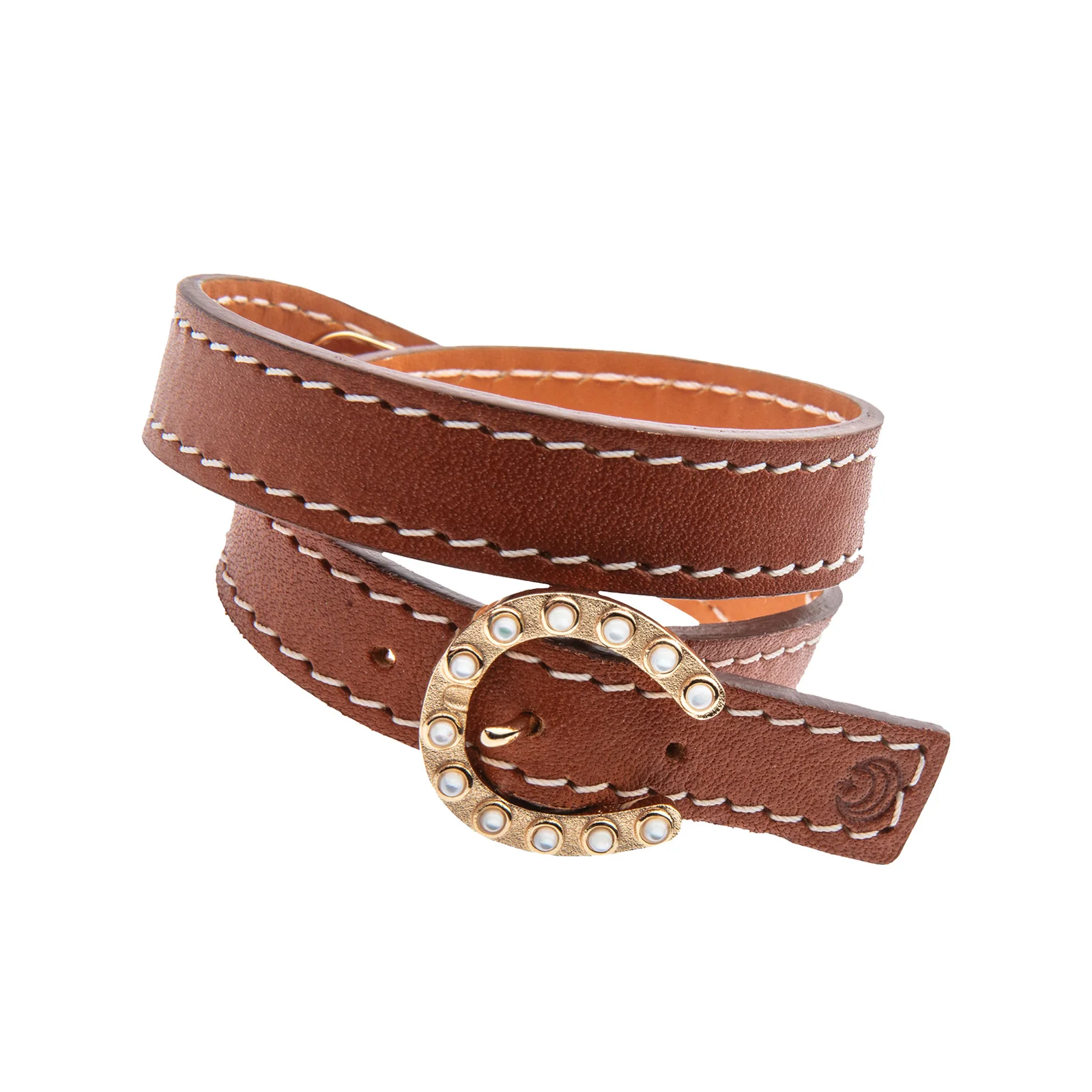 LUCKY Engravable Leather Cuff - Image 2