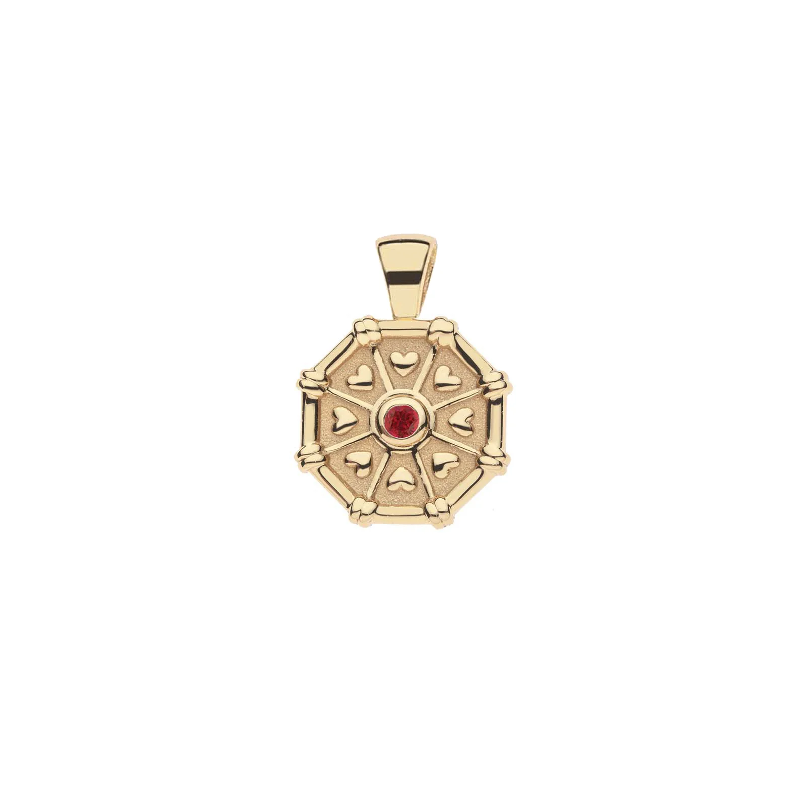 LUCKY Octagon Birthstone Pendant - Image 12