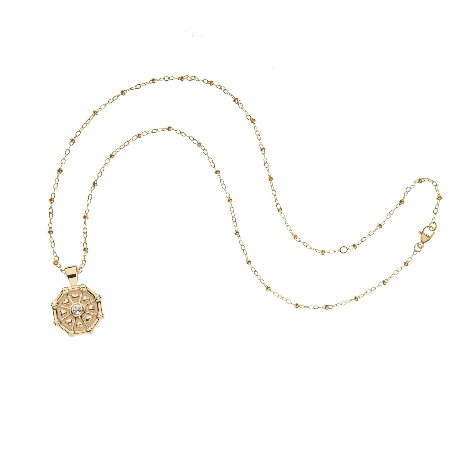 LUCKY Octagon Birthstone Pendant - Image 5