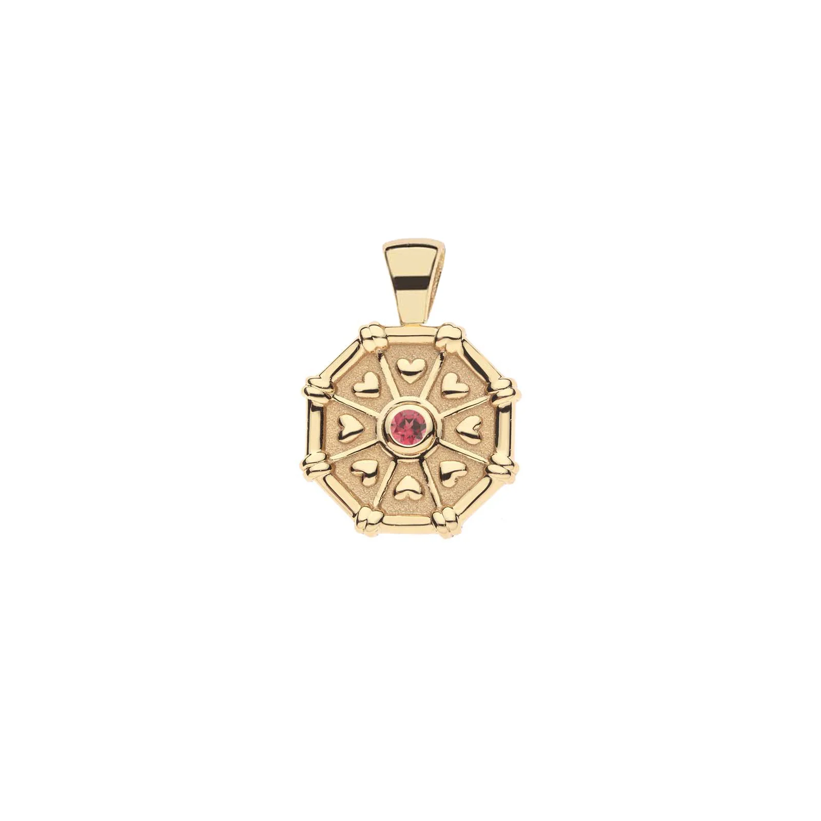 LUCKY Octagon Birthstone Pendant - Image 6