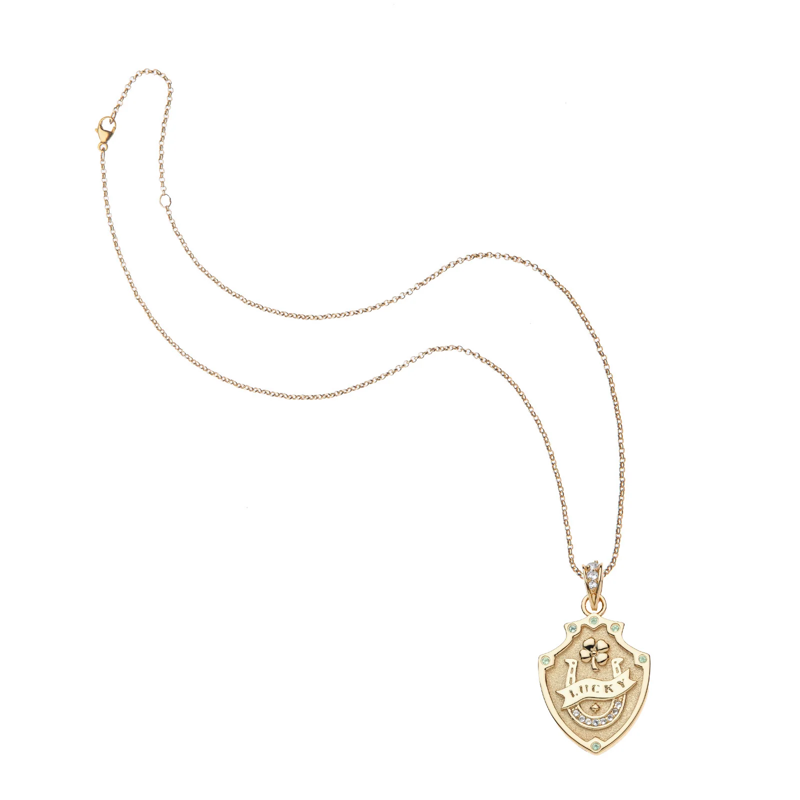 LUCKY Shield Pendant - Image 4