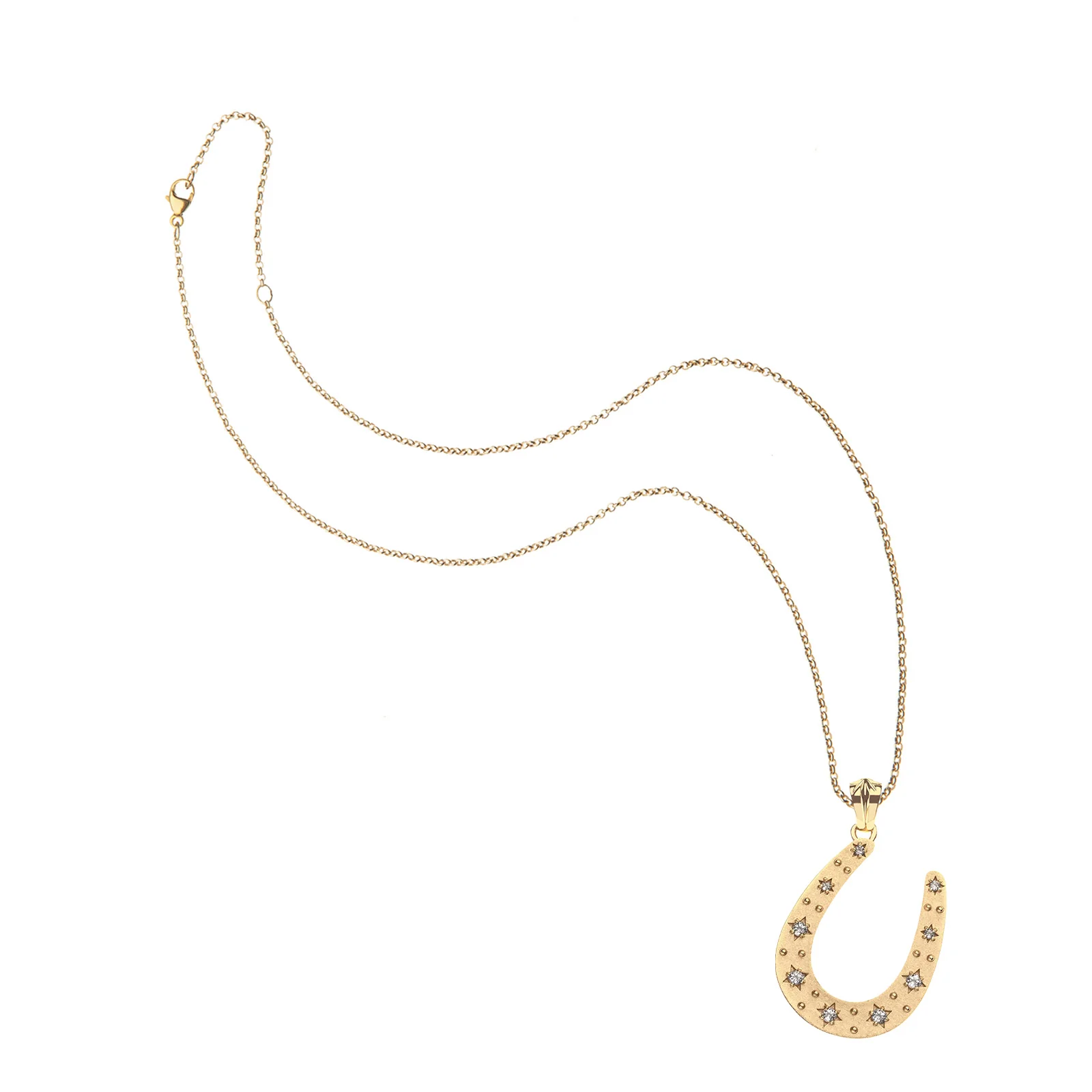 LUCKY Starry Horseshoe Pendant - Image 4