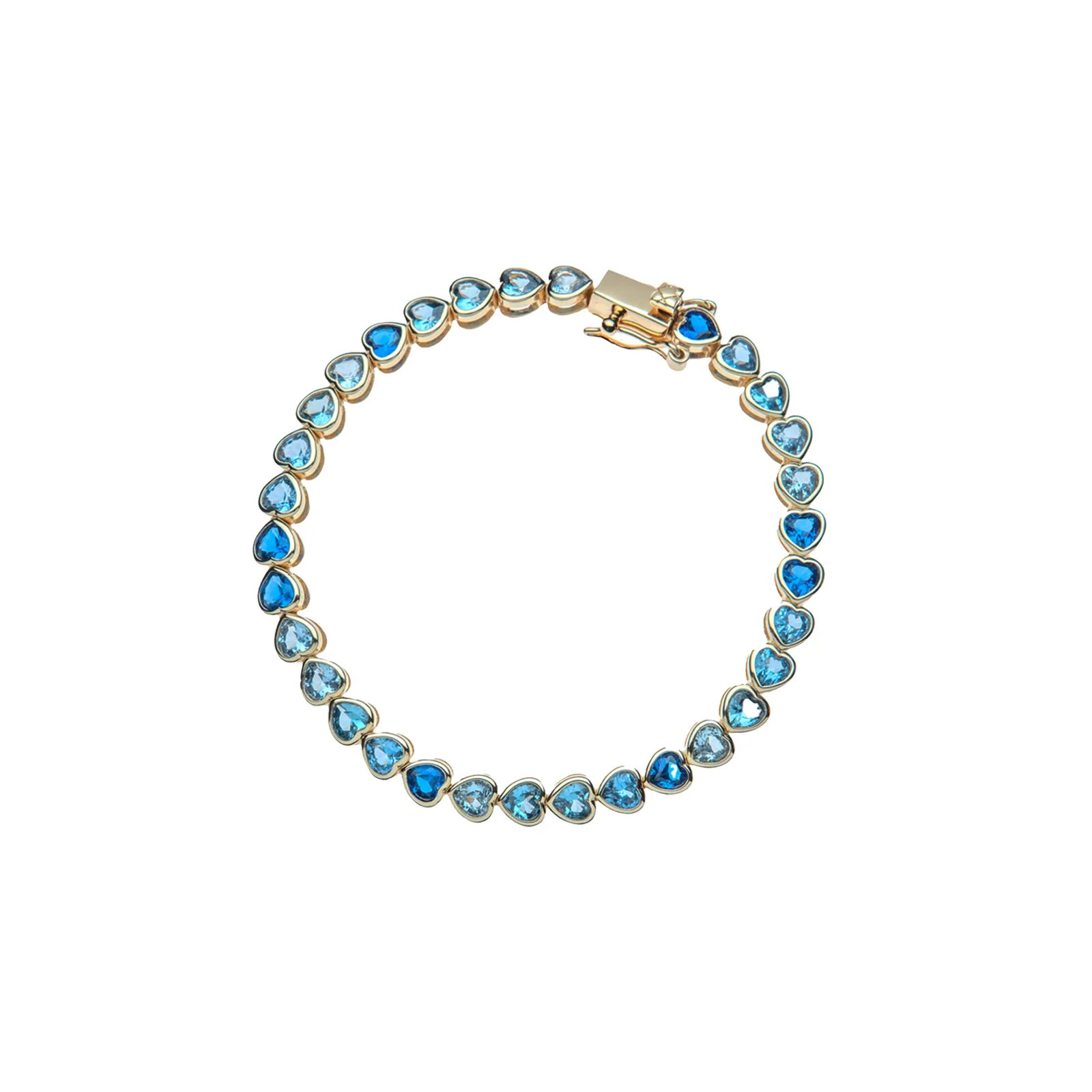 Made from LOVE Tennis Bracelet in Ocean Blue Ombre