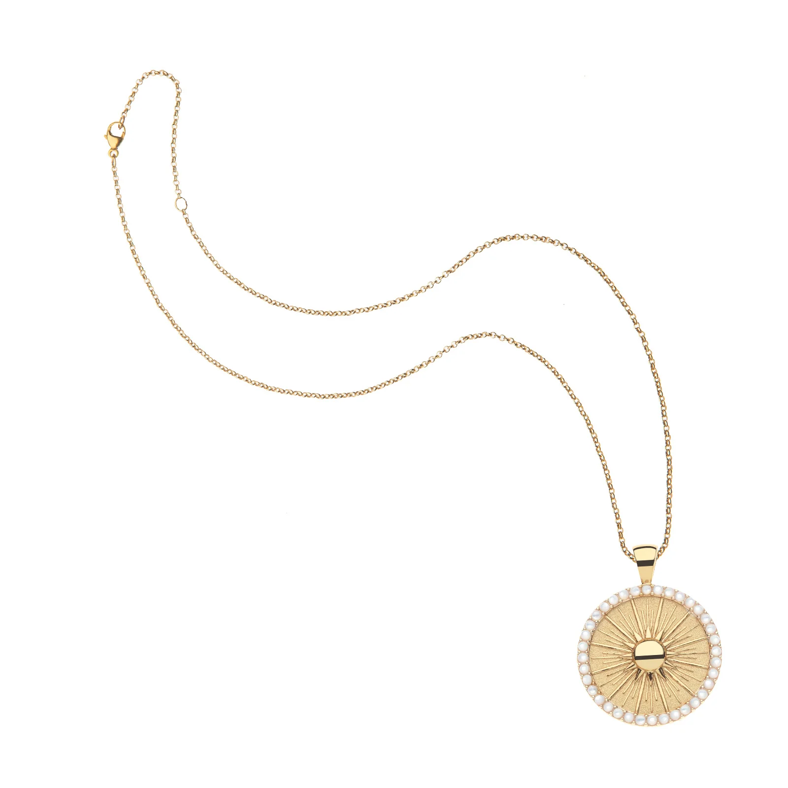 NAPLES JW Original Embellished Pendant Coin - Image 3
