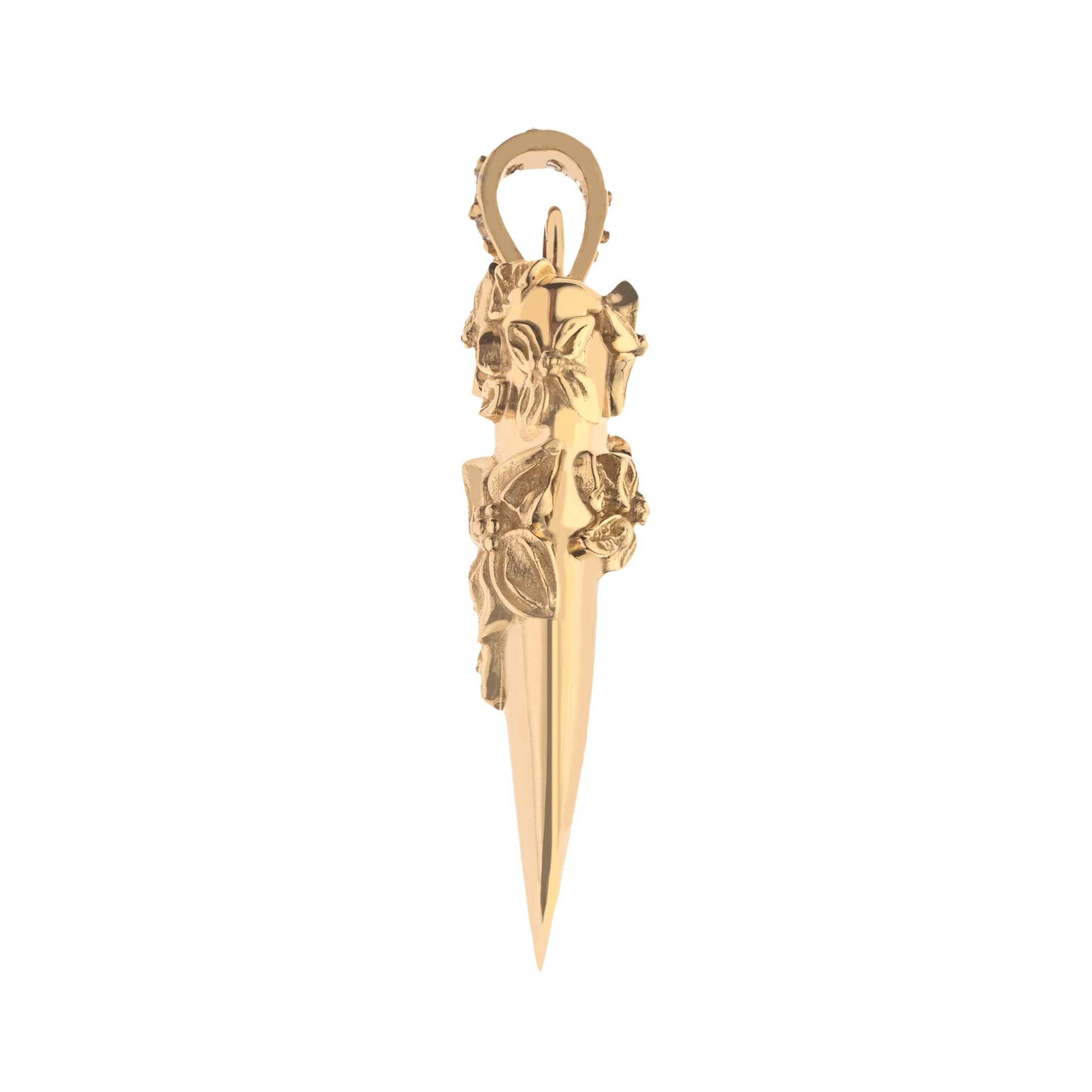 PROTECT 14k Dogwood Flowers Tusk Pendant - Image 5