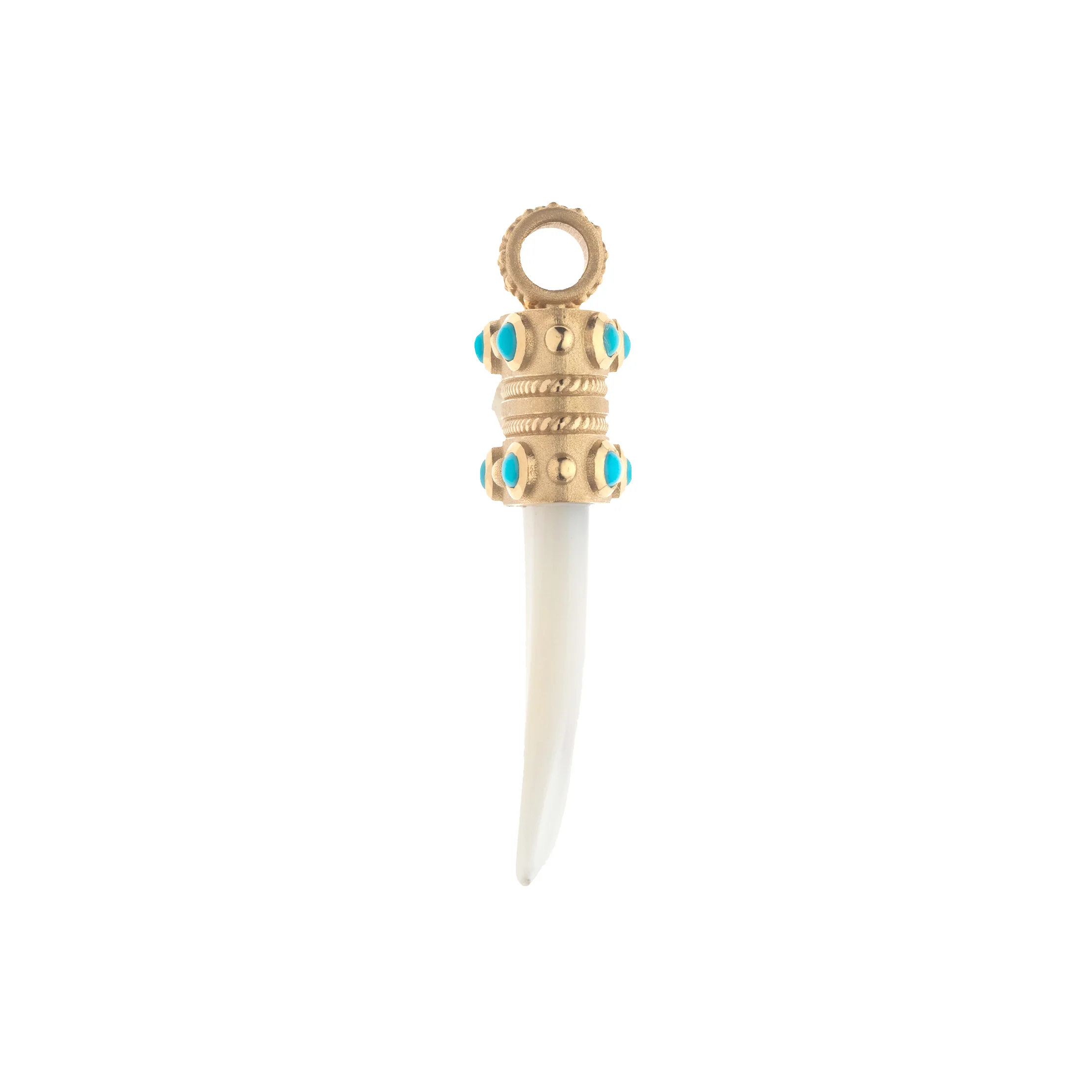 PROTECT 14k Mother of Pearl Tusk Pendant - Image 5
