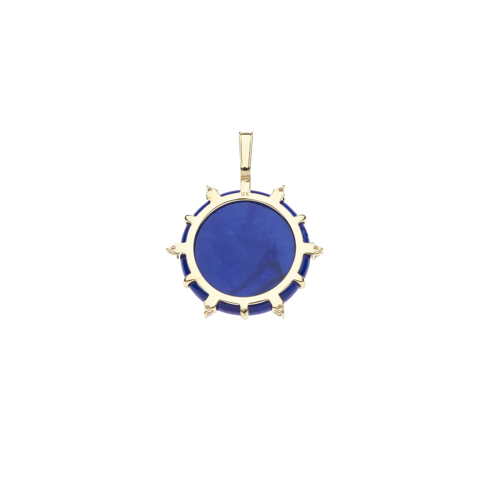 PROTECT Blue Traveling Eye Pendant in Solid Gold - Image 3