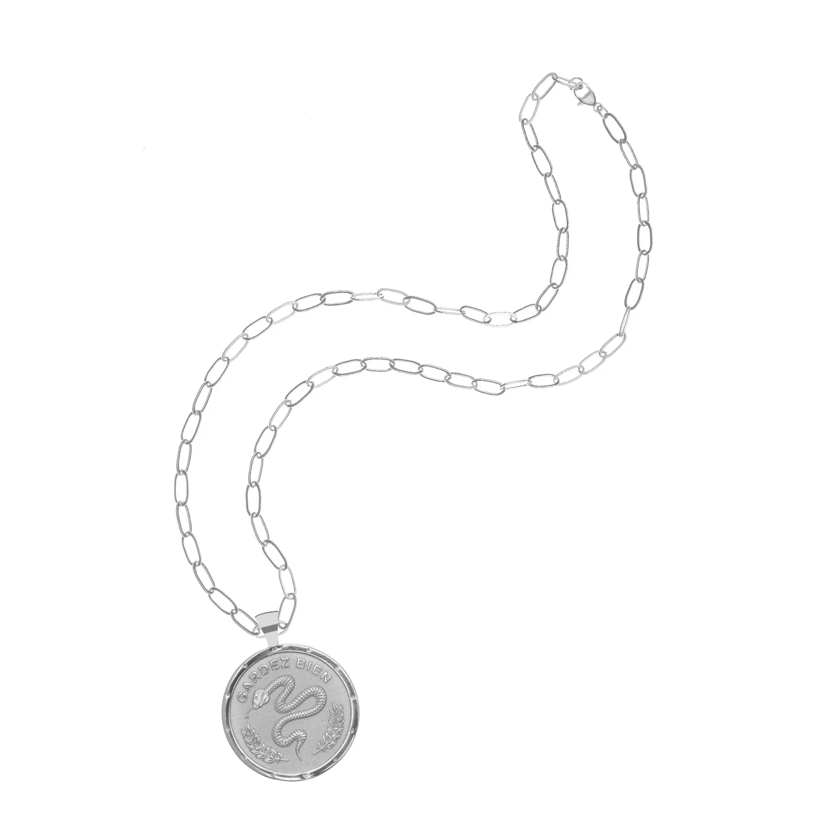 PROTECT JW Original Pendant Coin in Silver - Image 8