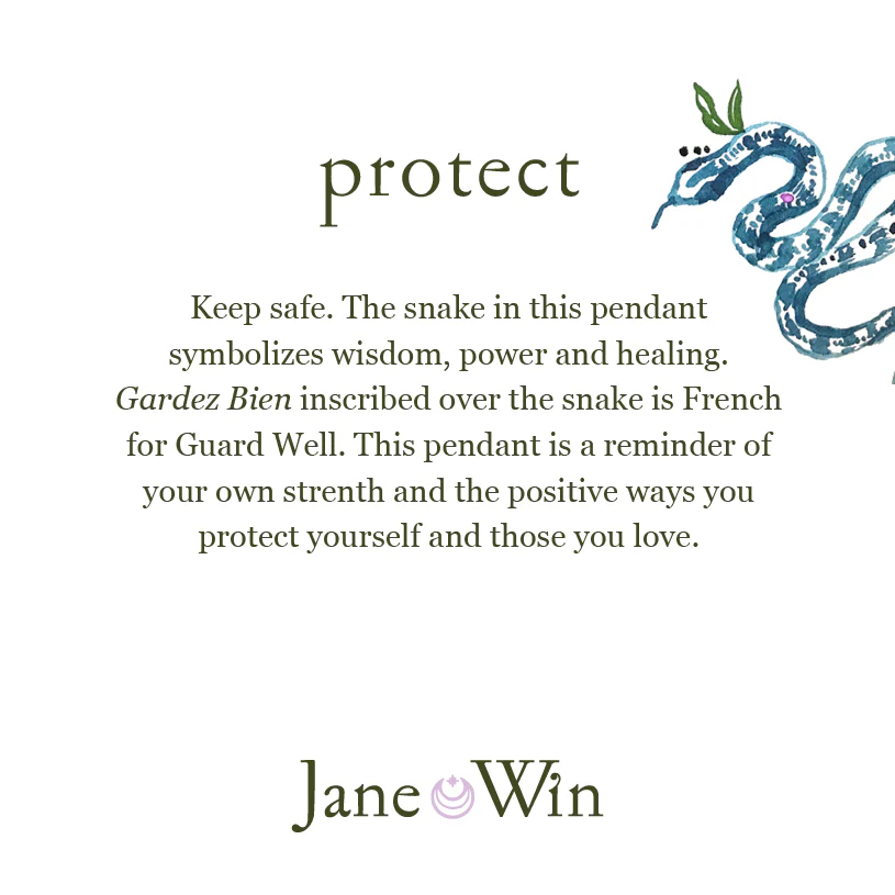 PROTECT JW Small Pendant Coin in Silver - Image 5