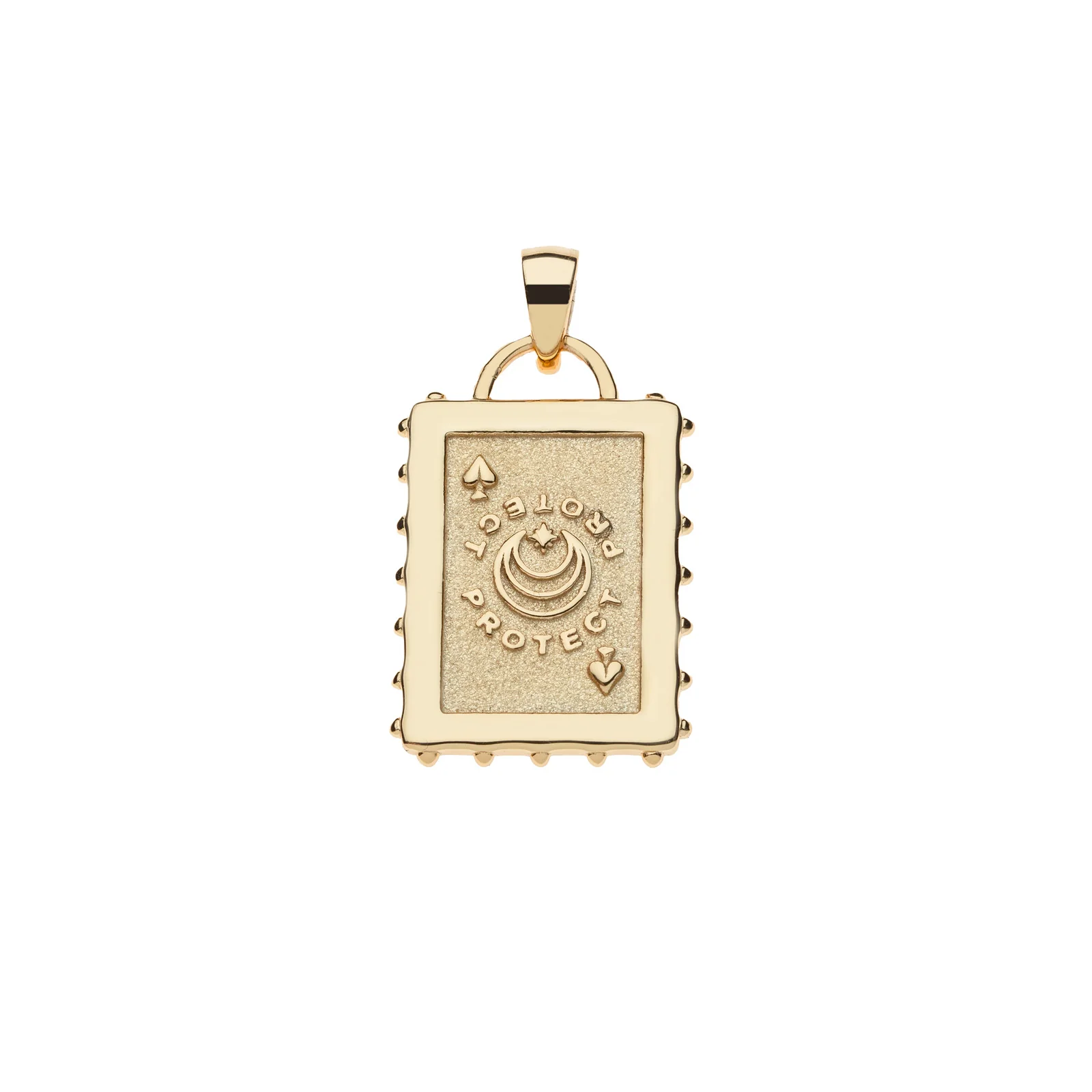 PROTECT Queen of Spades Card Pendant - Image 2