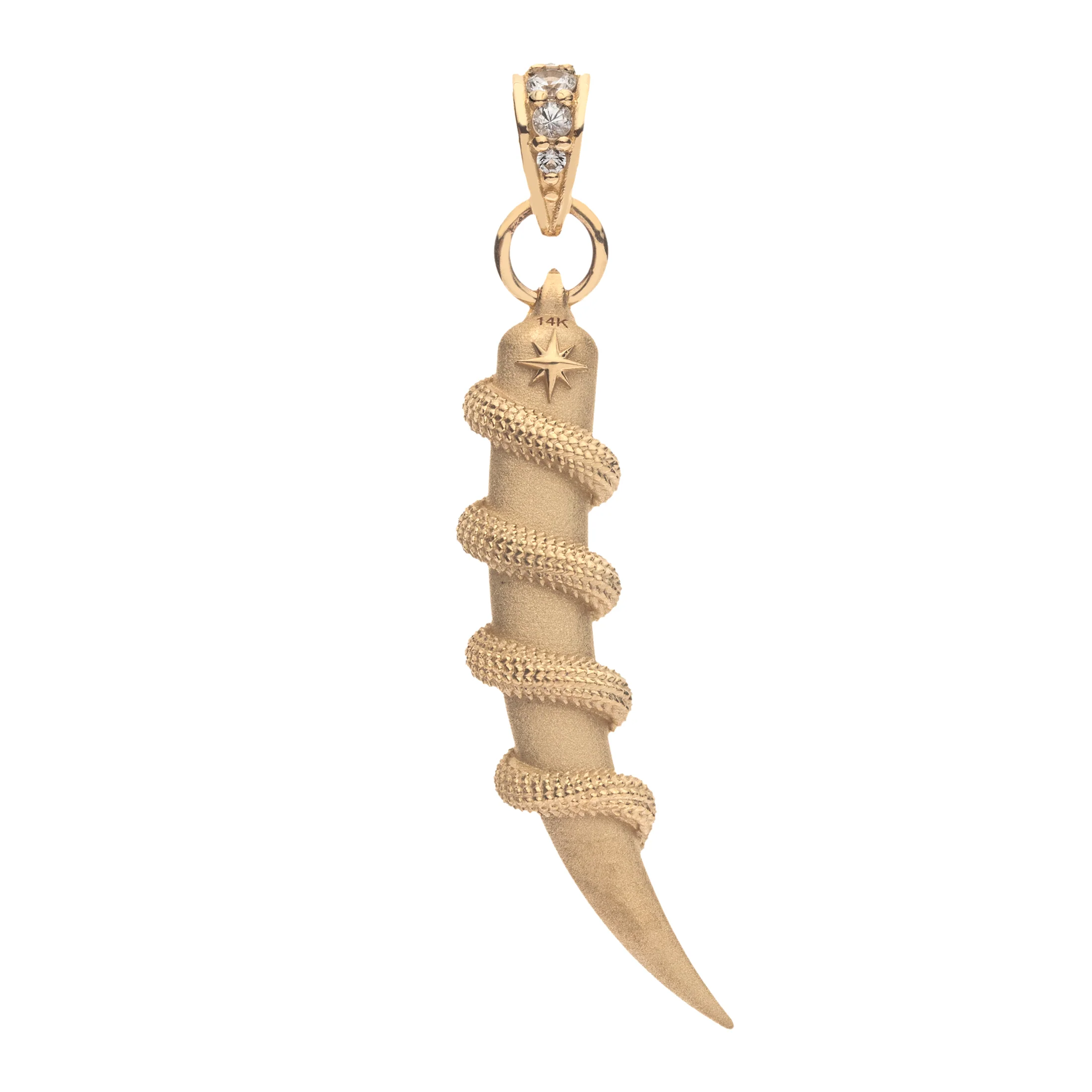 PROTECT Snake Wrapped Tusk Pendant - Image 5