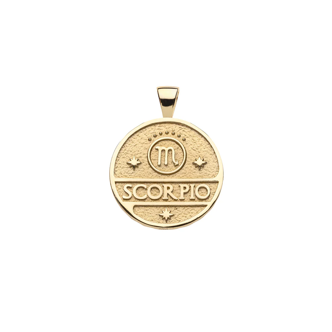 SCORPIO JW Small Zodiac Pendant Coin - Oct 23 - Nov 21 - Image 2