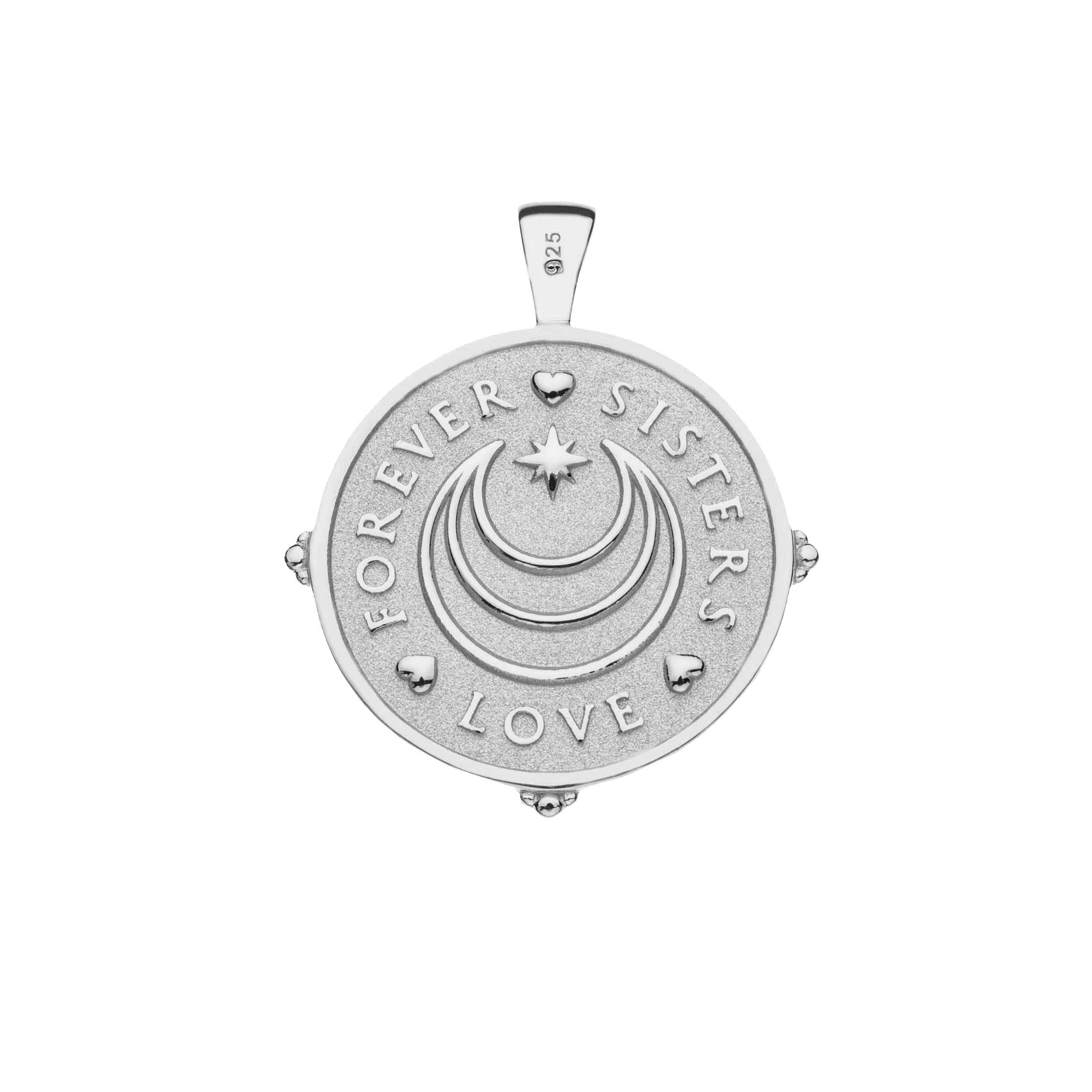 SISTERS Forever JW Original Pendant Coin in Silver - Image 2