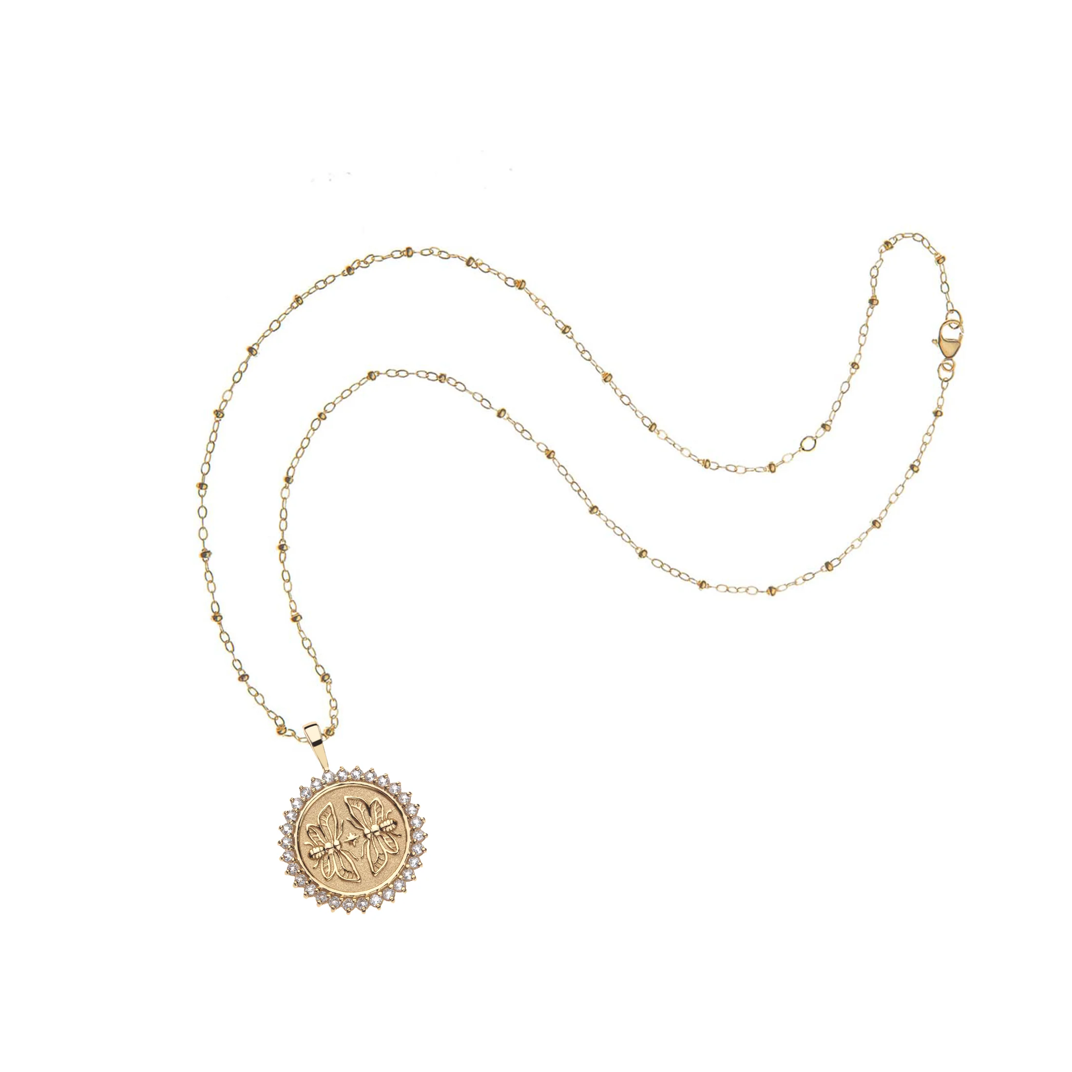SISTERS Forever Petite Embellished Coin Pendant - Image 7