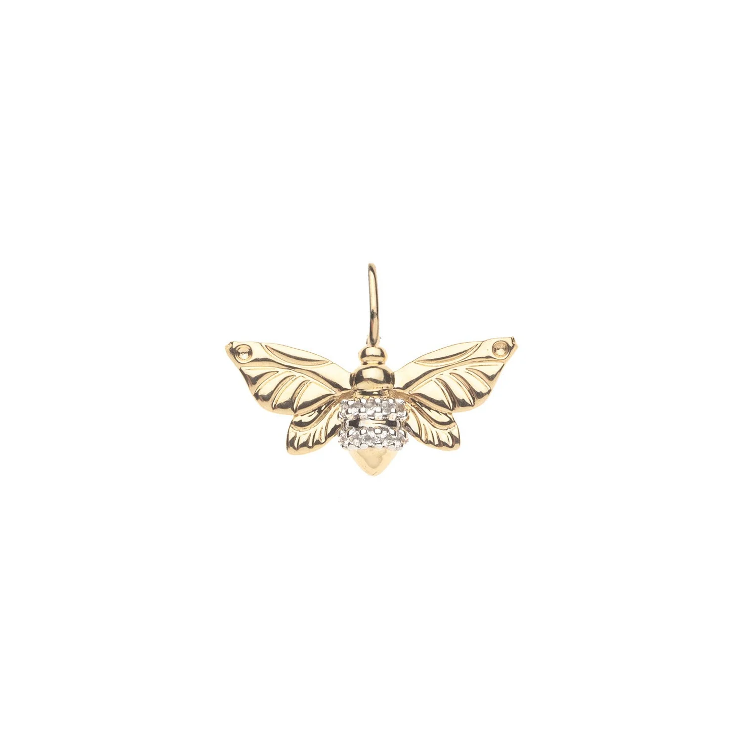 SISTERS Forever Queen Bee Pendant Solid Gold