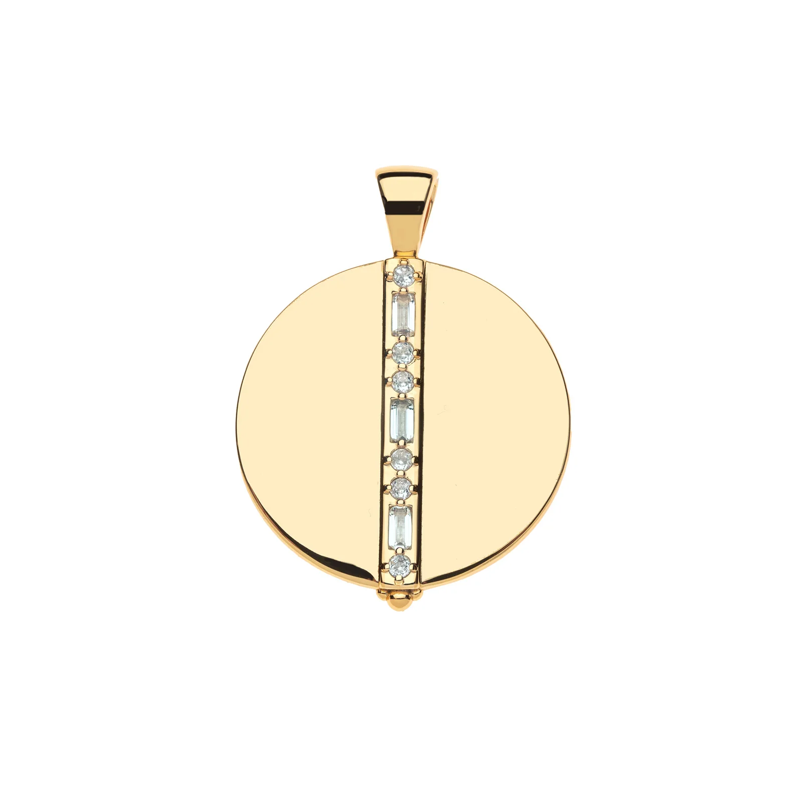 Split by LOVE Engravable Coin Pendant