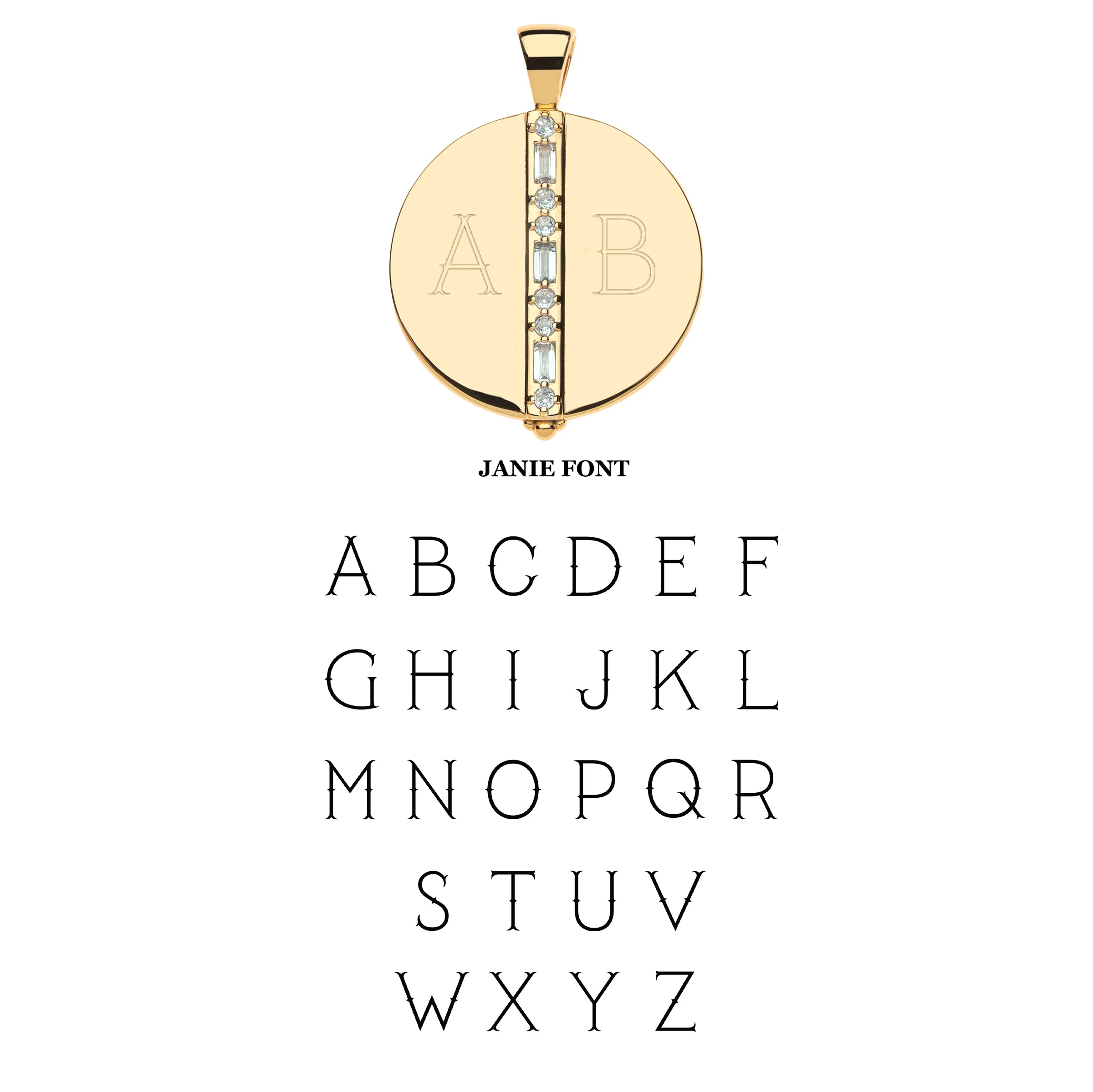 Split by LOVE Engravable Coin Pendant - Image 6