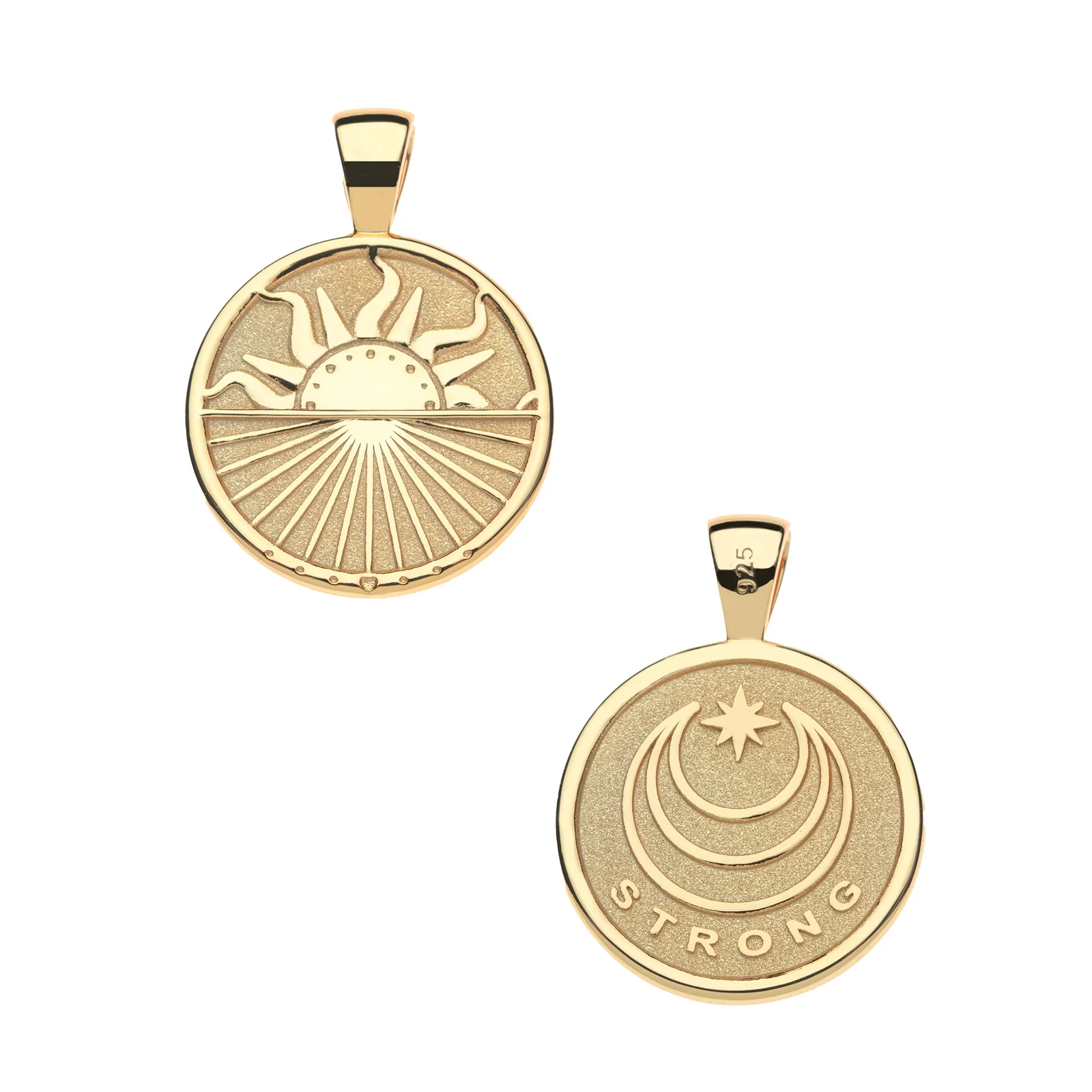 STRONG Over the Horizon Small Coin Pendant - Image 2