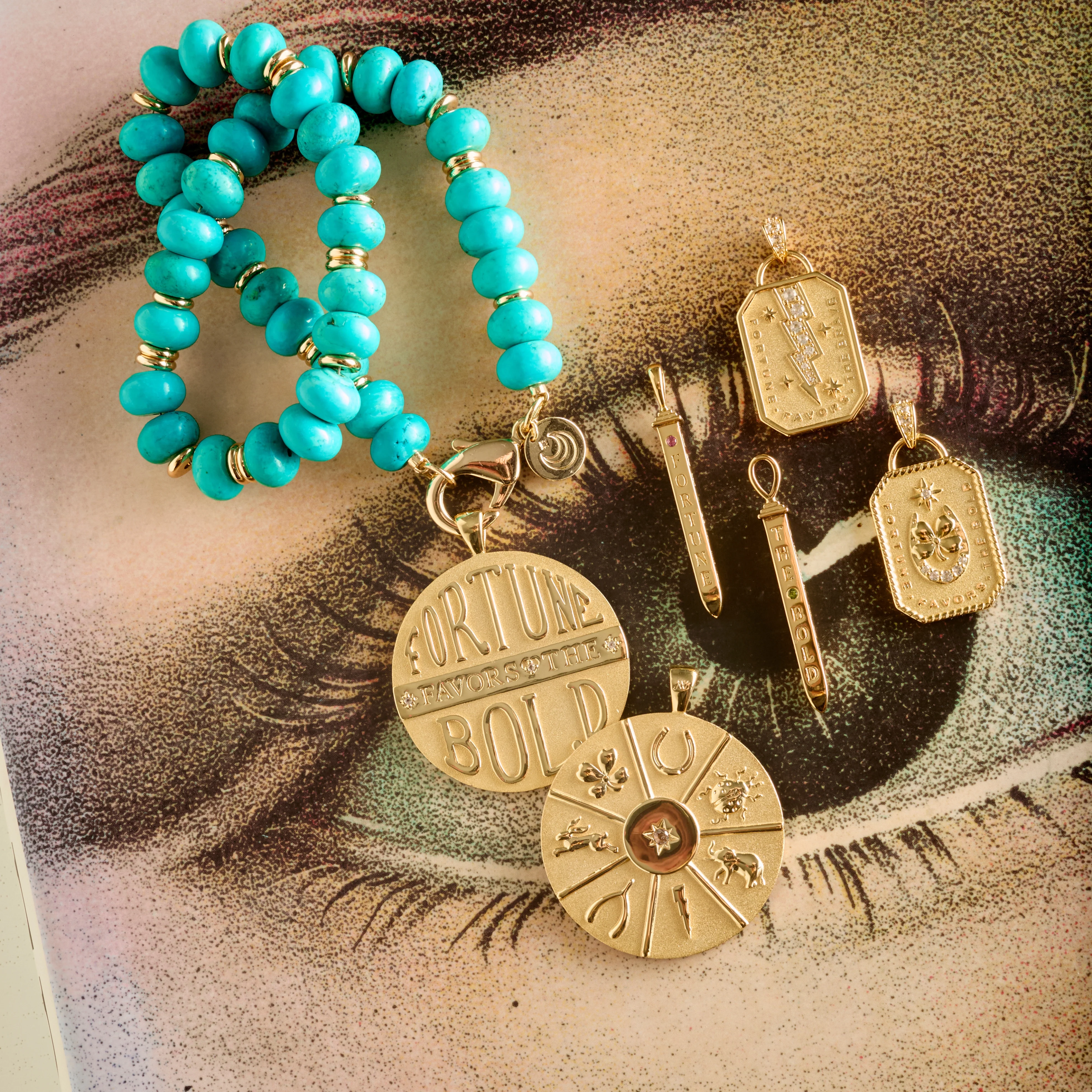 STRONG Stone Collector Turquoise Beaded Necklace - Image 3