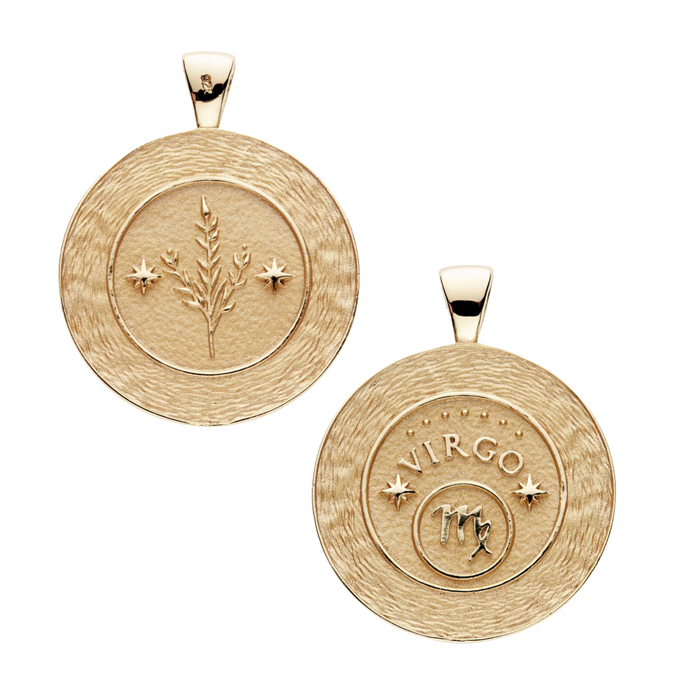 VIRGO JW Zodiac Pendant Coin - Aug 23 - Sep 22 - Image 2