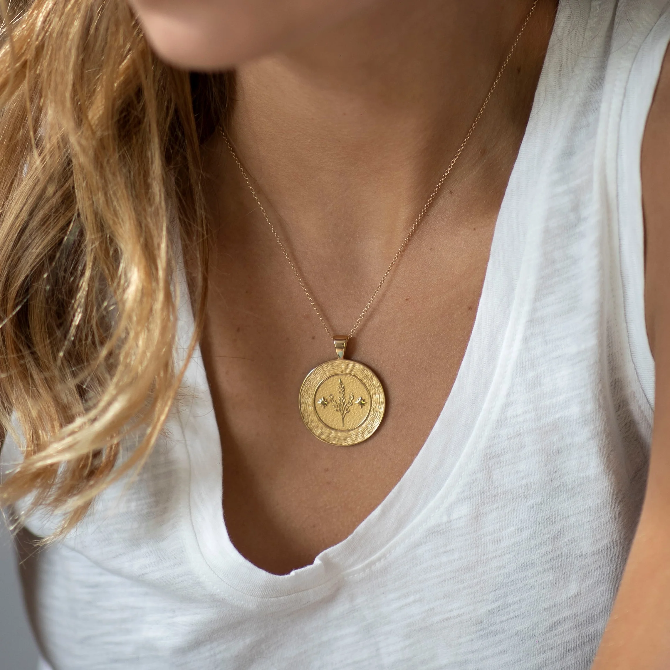 VIRGO JW Zodiac Pendant Coin - Aug 23 - Sep 22 - Image 3