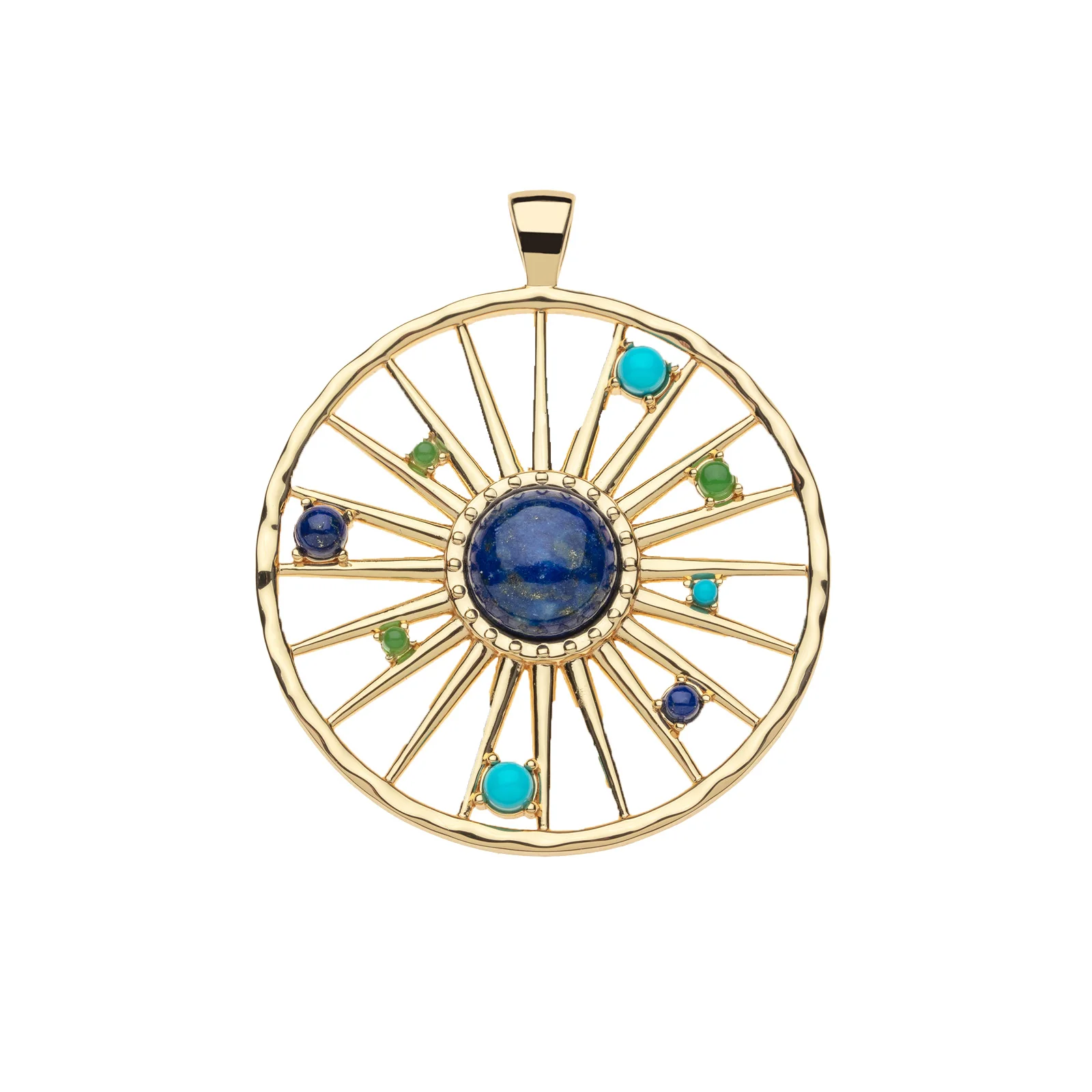 WANDERLUST Jumbo Sun Flare Pendant Coin
