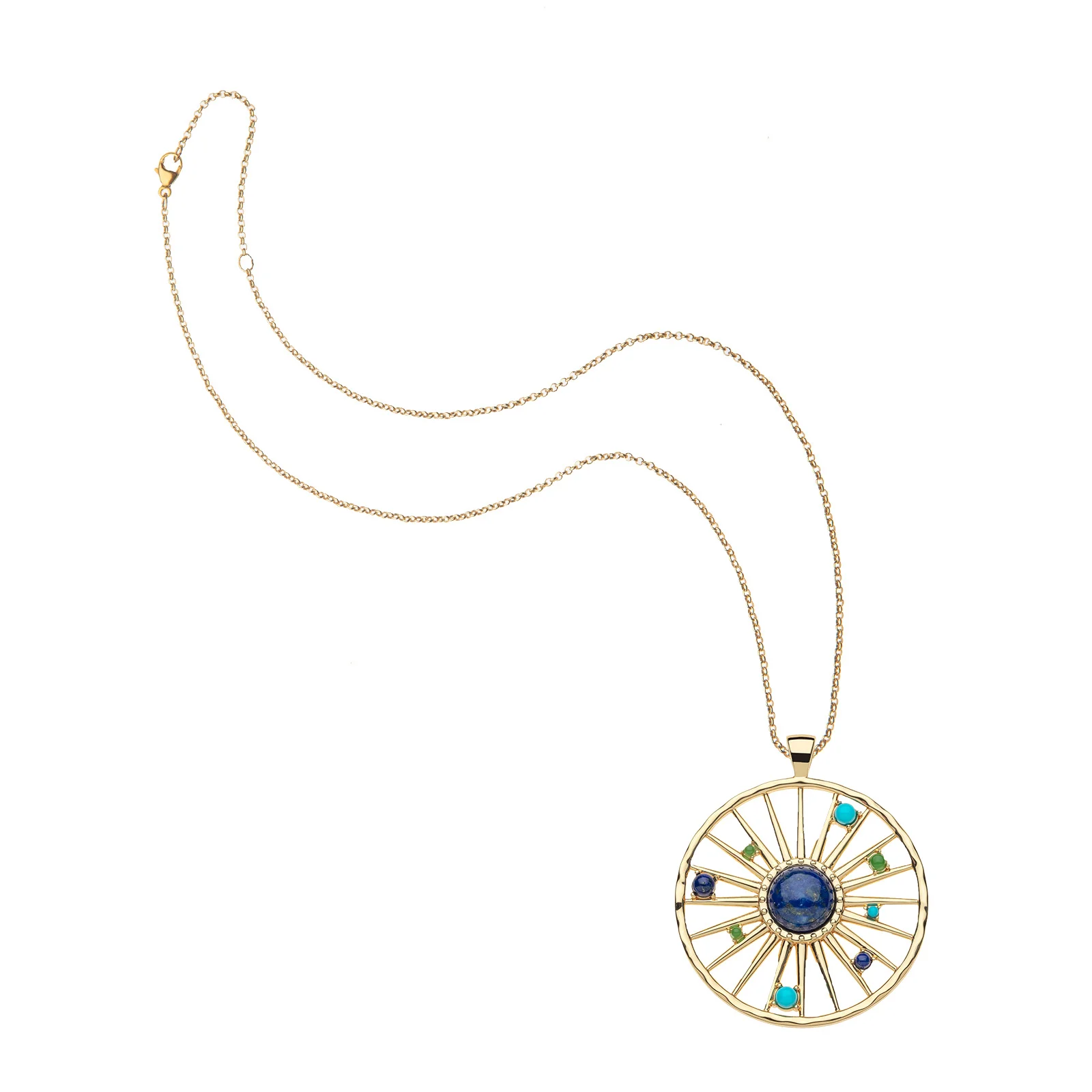 WANDERLUST Jumbo Sun Flare Pendant Coin - Image 4