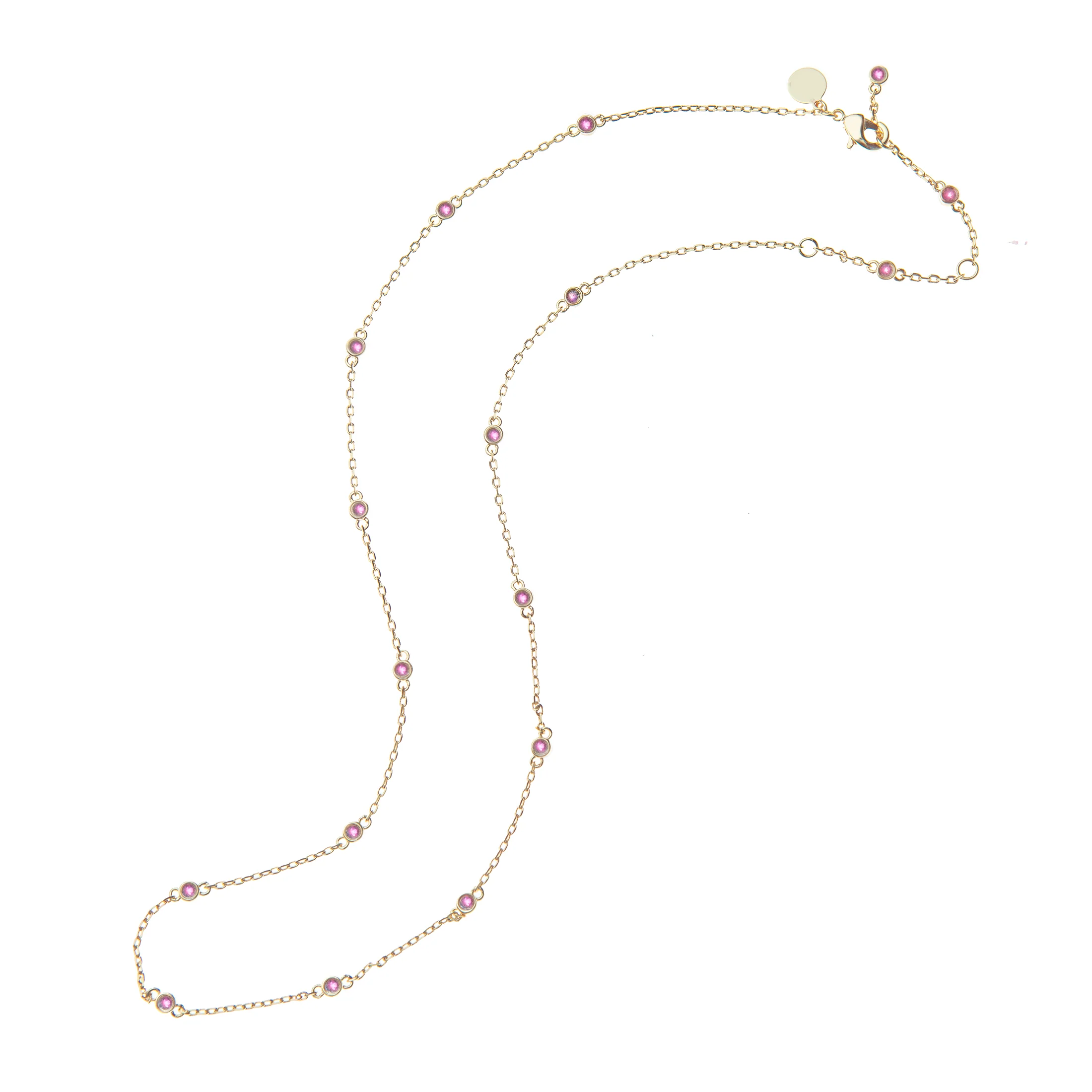 Written in the Stars Chain in Pink Tourmaline - Image 2
